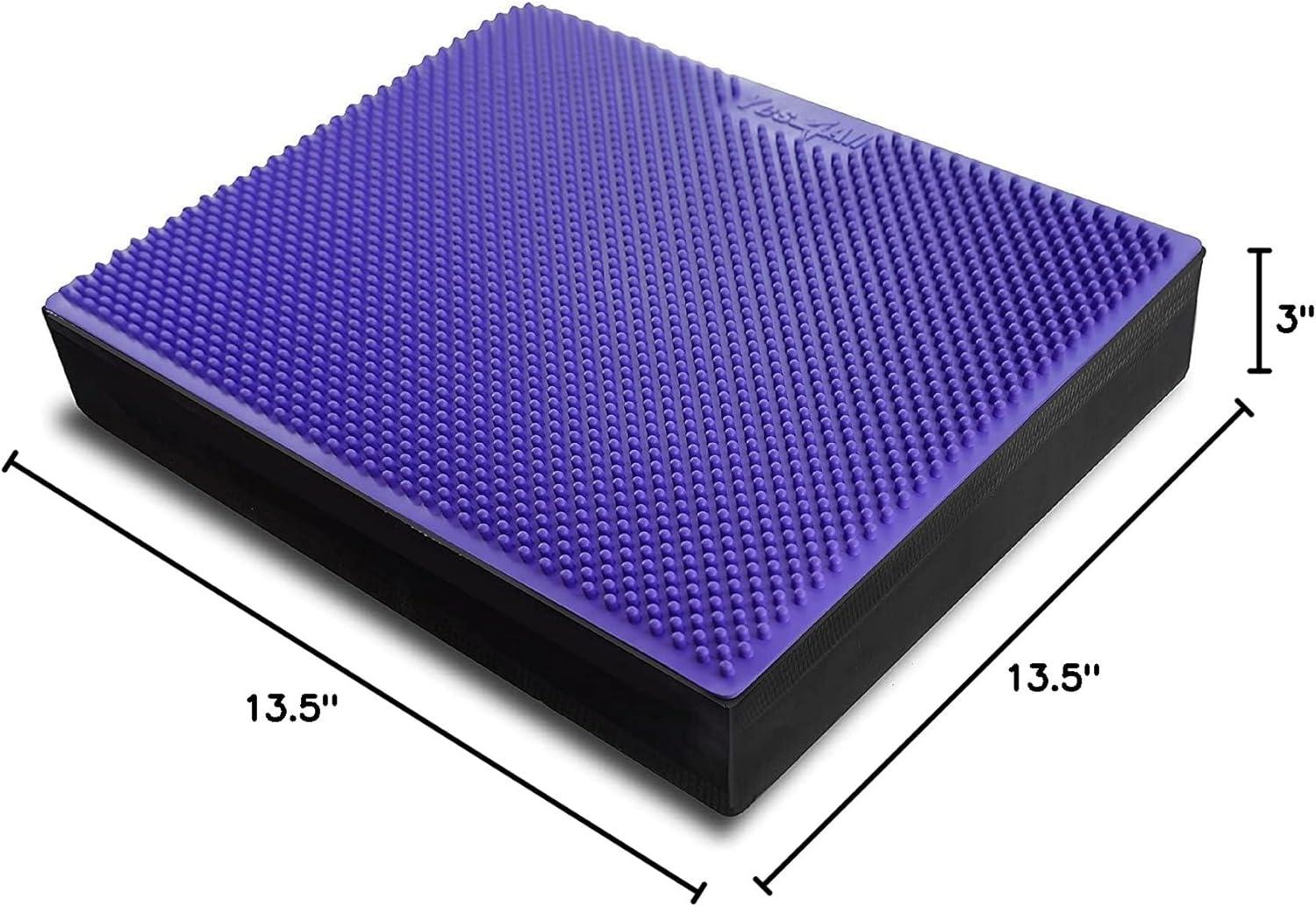 image:imageYes4All Balance Pad Nonslip TPE Foam Balance Pad with Upgraded Sizes L XL XXL Balance Mat for Fitness Yoga amp Stability Training Multicolor OptionsMPurple XXL Ultra Thick 20 x 16 x 3