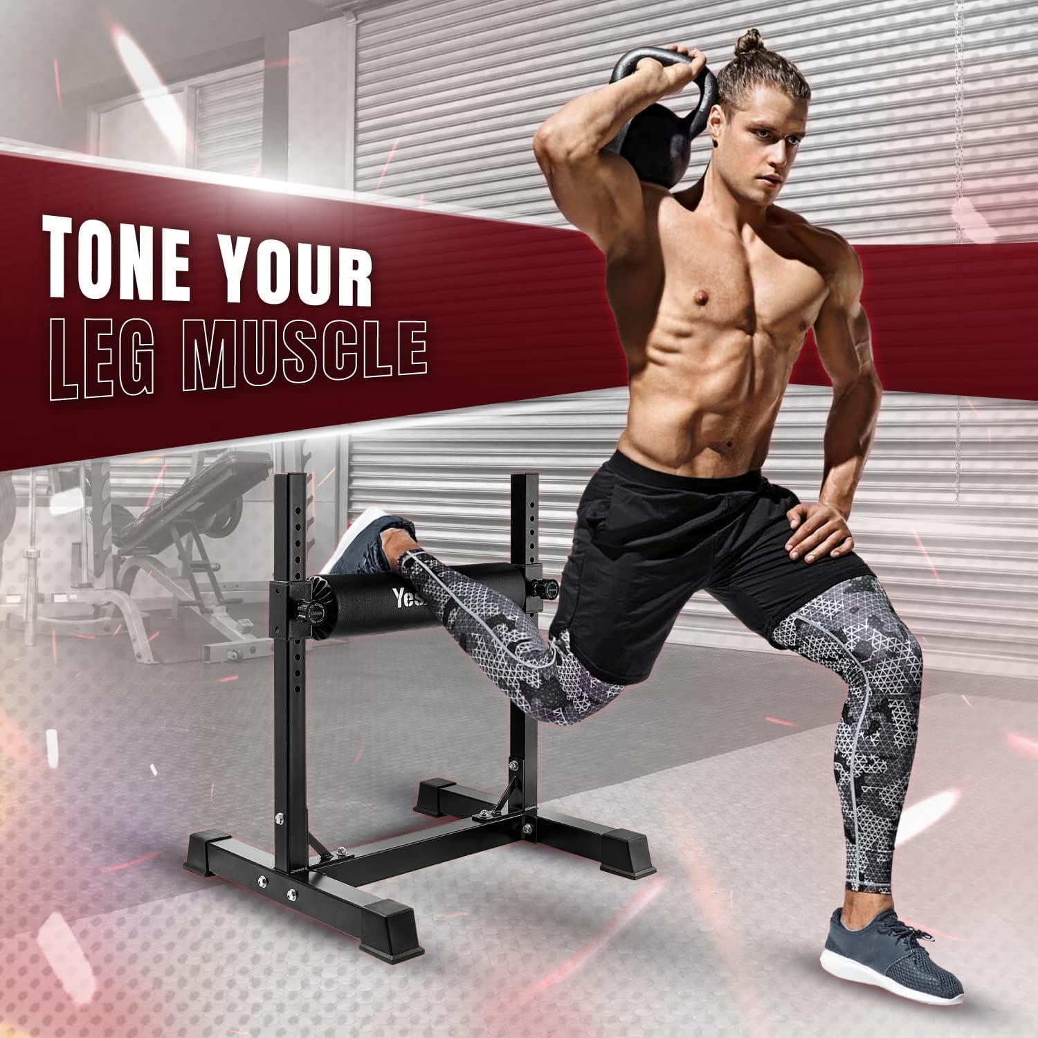 image:imageYes4All Bulgarian Split Squat Stand Single Leg Squat Roller amp Bodyweight TrainingA Black