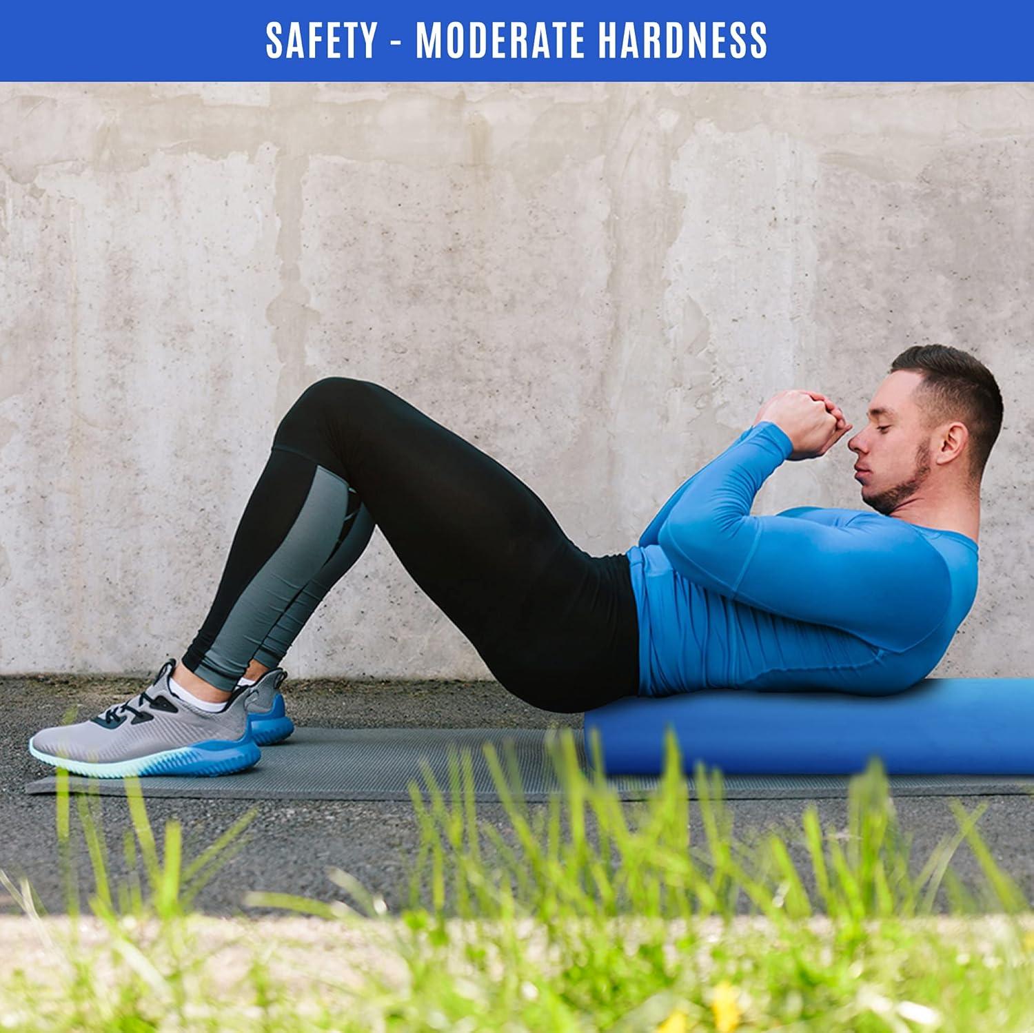 image:imageYes4All EVA Firm Foam Roller for Back Round Back Roller for Exercise Yoga amp Pilates 12182436 inchA Blue