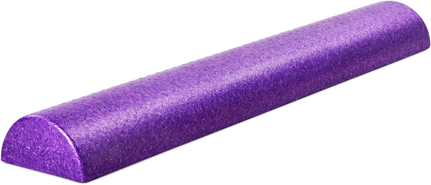 image:imageYes4All HighDensity EPP Half Round Back Roller Foam Exercise Foam Roller for Yoga Pilates amp Stretching 12 18 24 36 inchPurple
