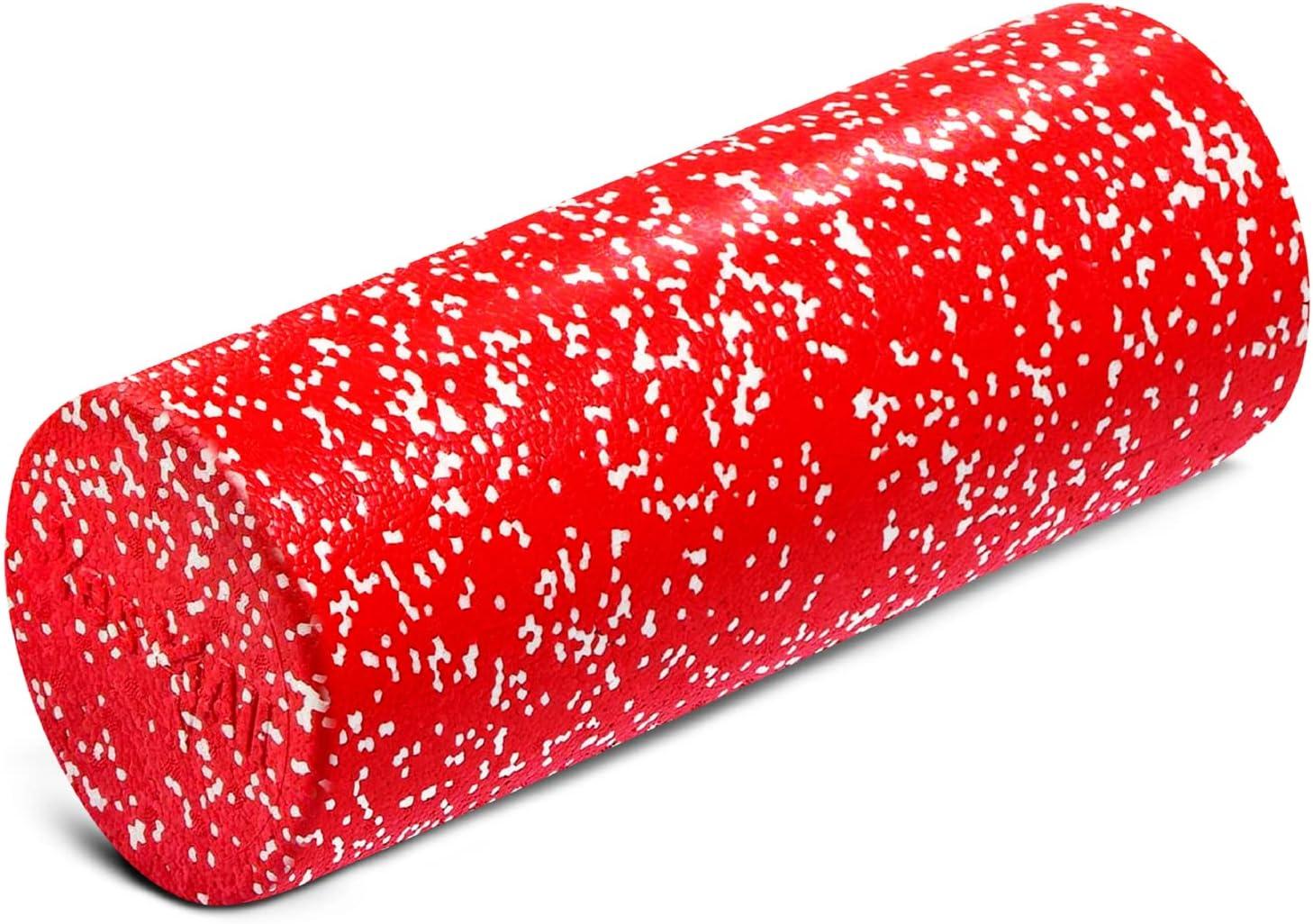 image:imageYes4All HighDensity EPP Round Back Roller Foam Exercise Foam Roller for Yoga Pilates amp Stretching 12 18 24 36 inchRed Snow