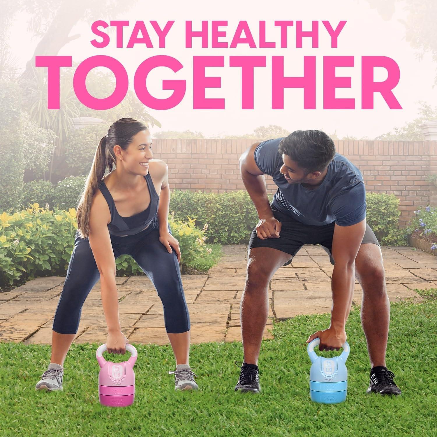 image:imageYes4All Kettlebell Sets Adjustable Kettlebell Set for Strength Training Kettlebells Adjustable Weight for Versatile WorkoutsC Pink