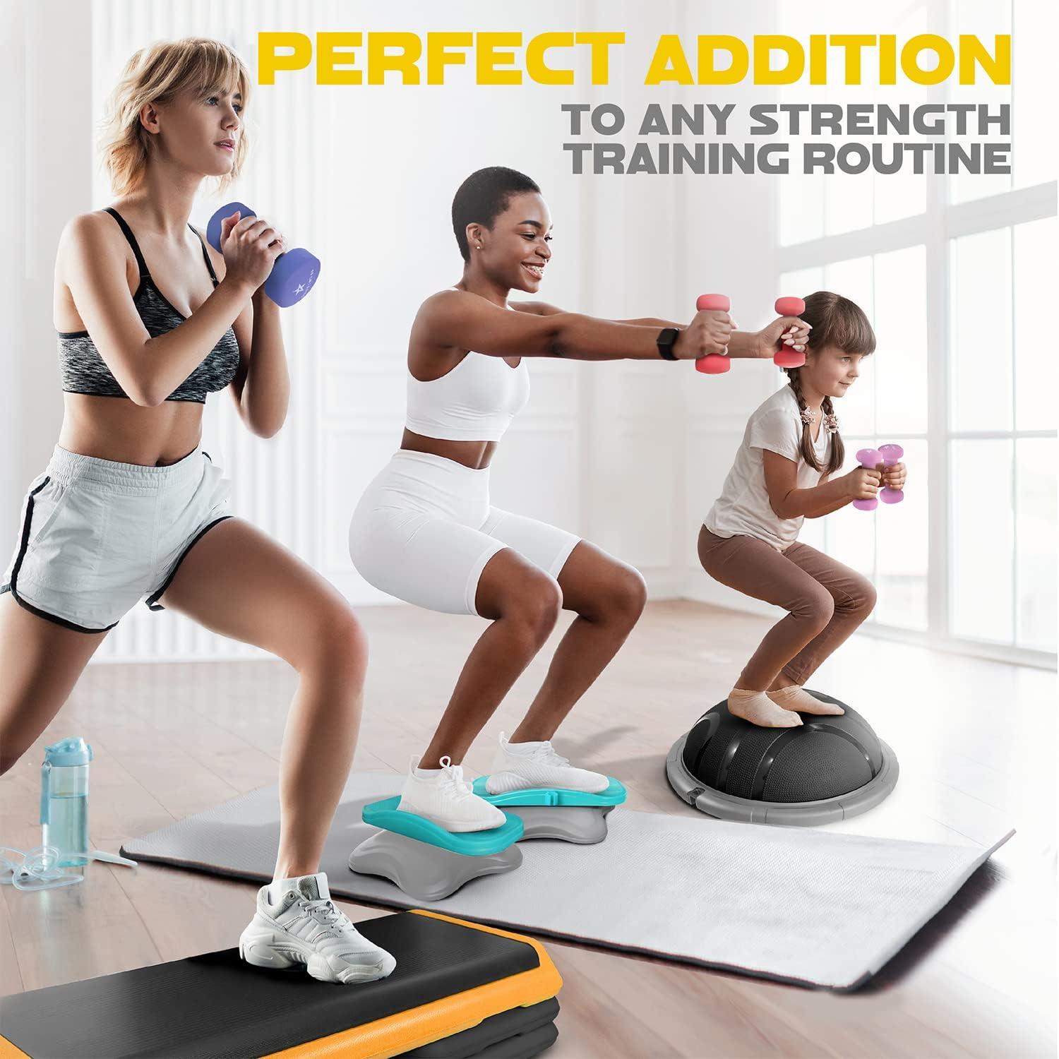 image:imageYes4All Neoprene Coated Dumbbell Hand Weight Sets of 2 Multiple Weight Options with 15 Colors Antiroll AntiSlip Hexagon ShapeC Yellow 4lbs Pair
