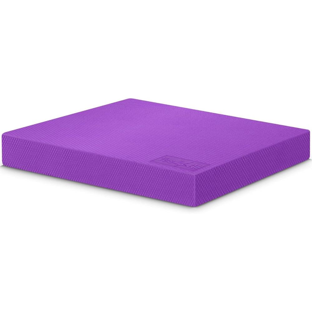 image:imageYes4All Balance Pad Nonslip TPE Foam Balance Pad with Upgraded Sizes  L XL XXL Balance Mat for Fitness Yoga amp Stability Training  Multicolor OptionsJPurple  XL  19 x 15 x 2 25