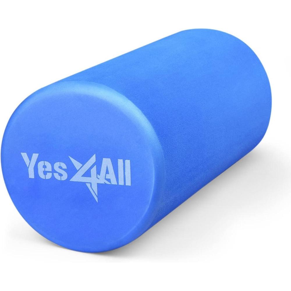 image:imageYes4All EVA Firm Foam Roller for Back Round Back Roller for Exercise Yoga amp Pilates 12182436 inchA Blue