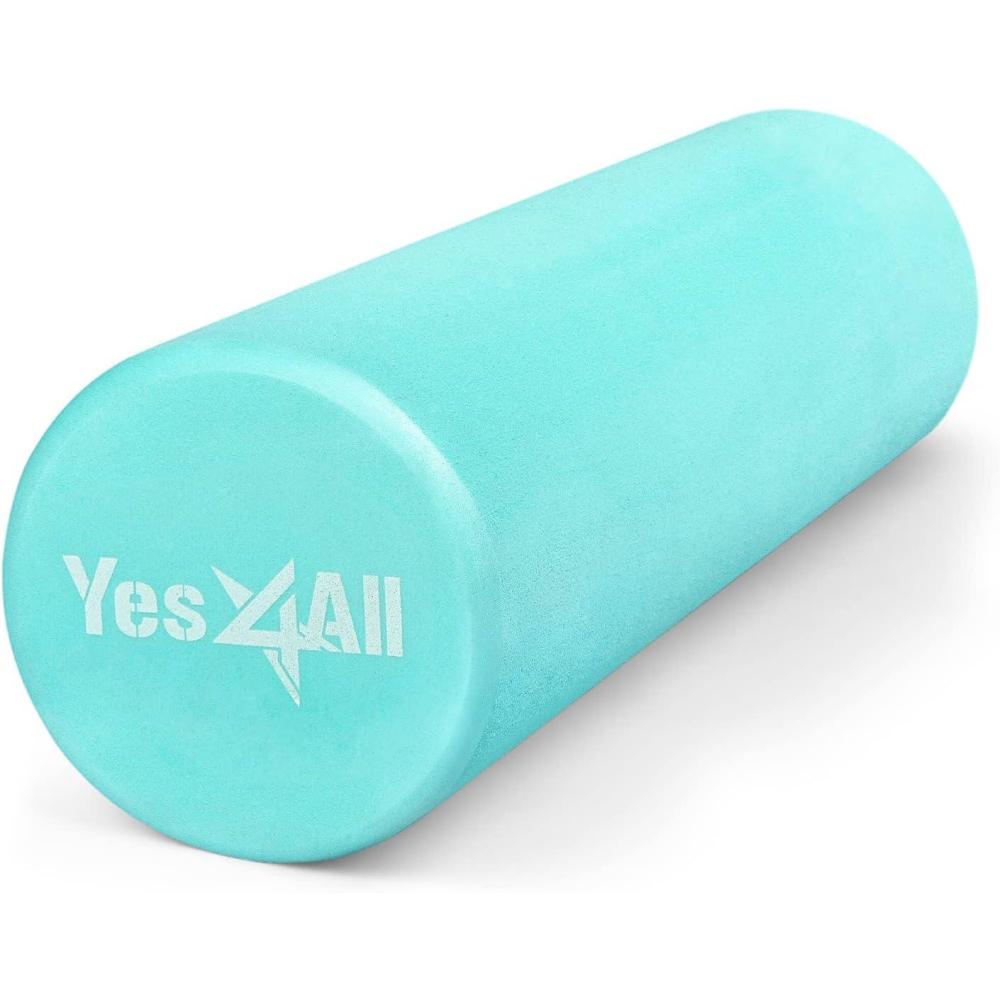 image:imageYes4All EVA Firm Foam Roller for Back Round Back Roller for Exercise Yoga amp Pilates 12182436 inchD Teal