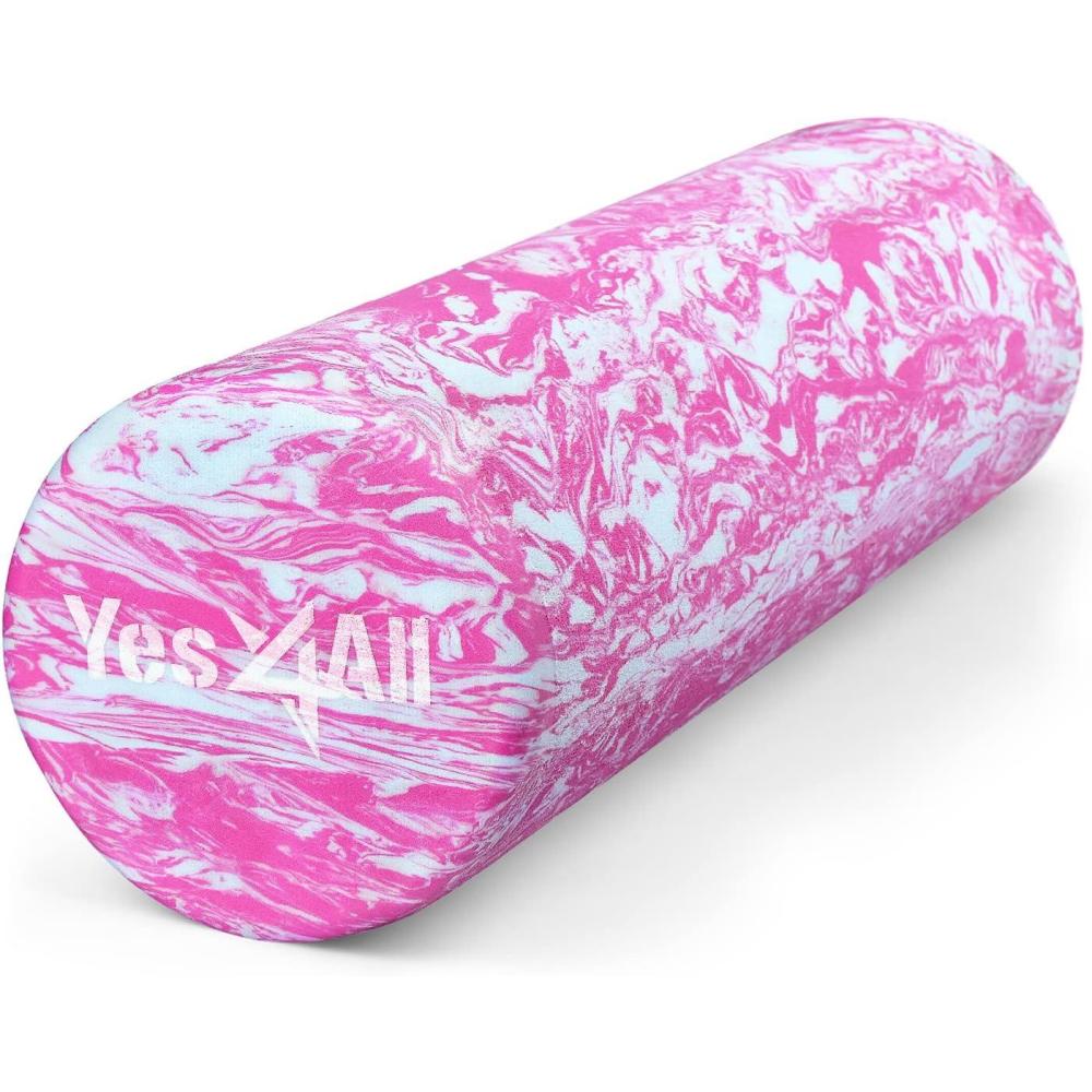 image:imageYes4All EVA Firm Foam Roller for Back Round Back Roller for Exercise Yoga amp Pilates 12182436 inchU Unicorn Marbled