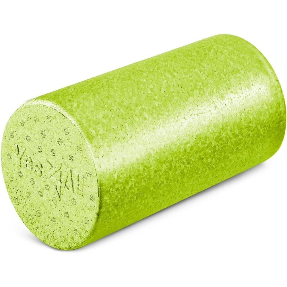 image:imageYes4All HighDensity EPP Round Back Roller Foam Exercise Foam Roller for Yoga Pilates amp Stretching 12 18 24 36 inchLime
