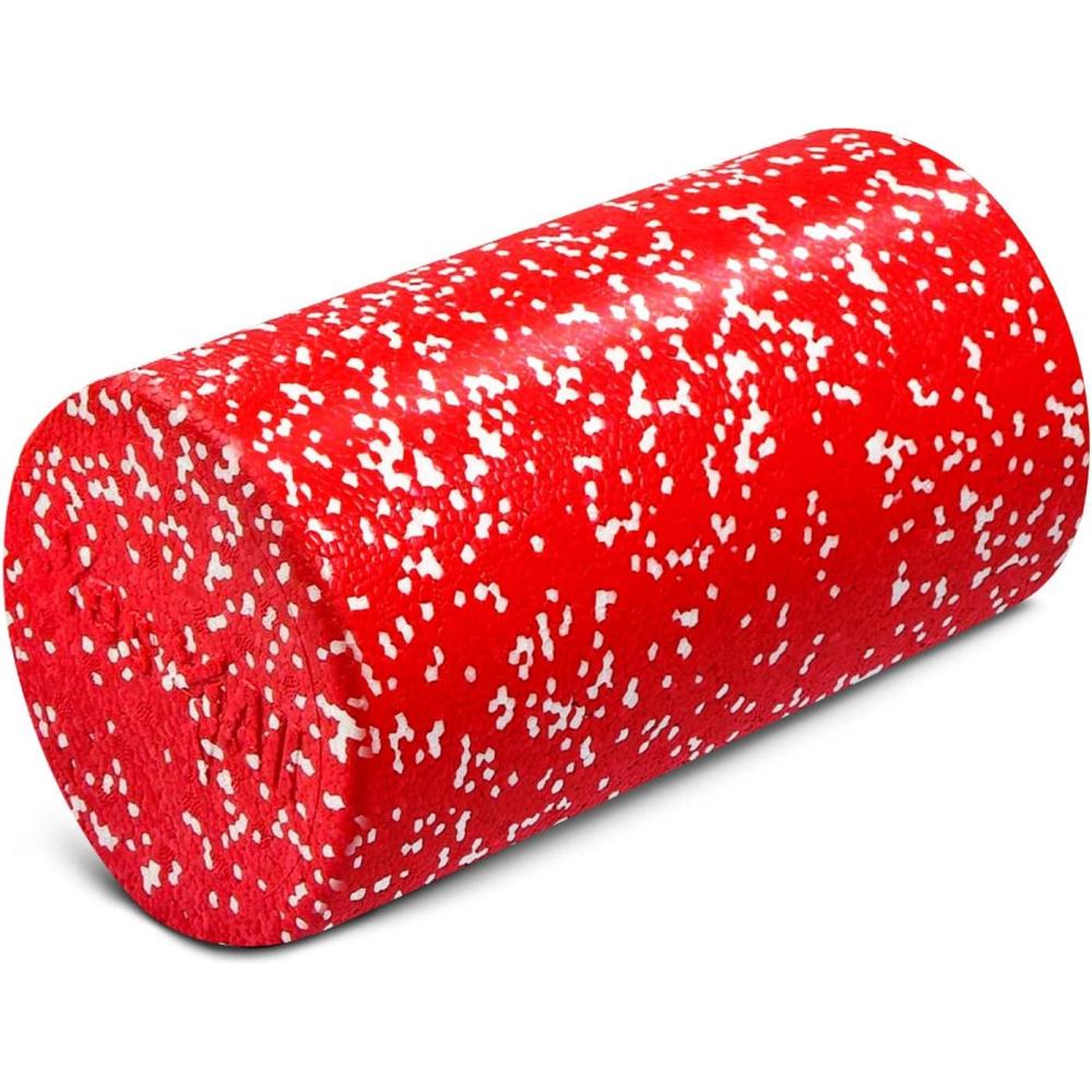 image:imageYes4All HighDensity EPP Round Back Roller Foam Exercise Foam Roller for Yoga Pilates amp Stretching  12 18 24 36 inchRed Snow