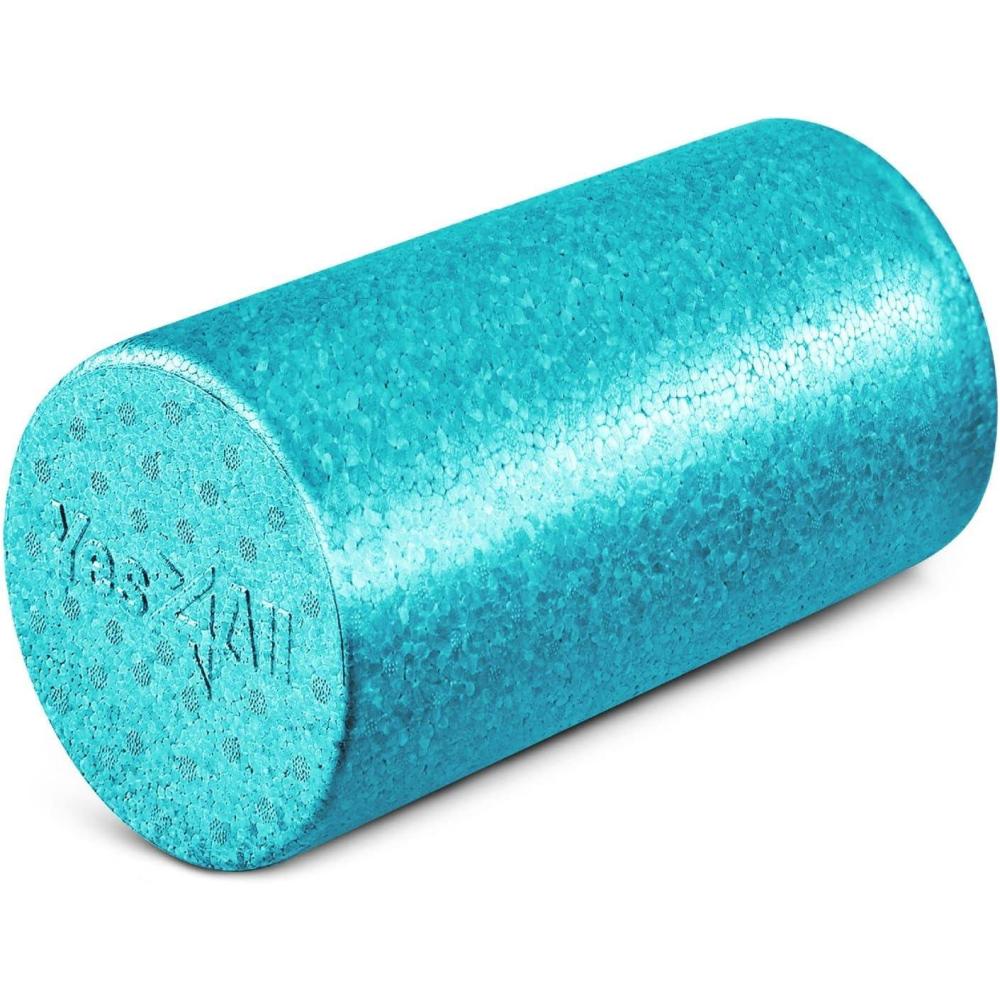 image:imageYes4All HighDensity EPP Round Back Roller Foam Exercise Foam Roller for Yoga Pilates amp Stretching 12 18 24 36 inchTurquoise