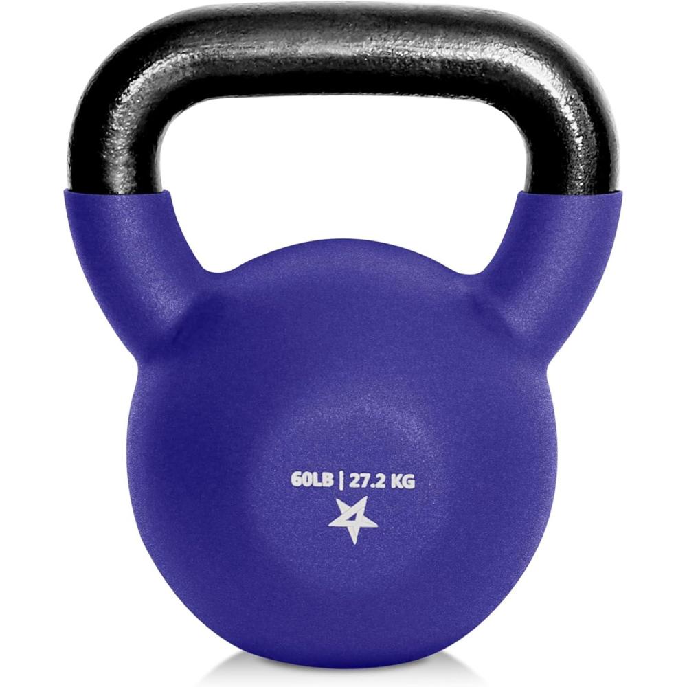 image:imageYes4All Kettlebell 565 LB Neoprene Coated Cast Iron Kettlebells Wide Grip Handle amp Flat Bottom for Swings Squats Deadlifts Push Ups amp Full Body Training at Home Gym Single amp SetN 60LB Dark Green
