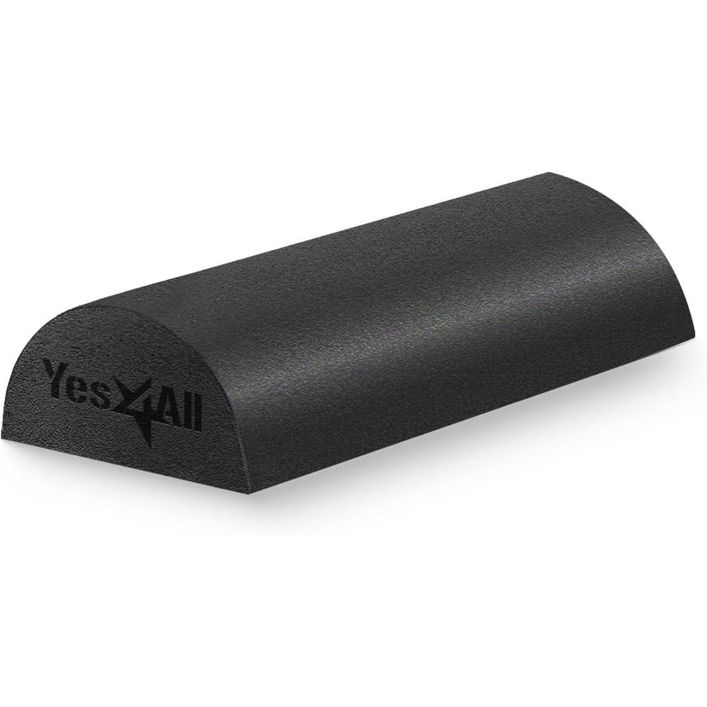 image:imageYes4All Medium Firm Half Foam Rollers for PostWorkout Relaxation 12182436 inch PE Foam Roll for Back Massage amp Yoga ExerciseBlack
