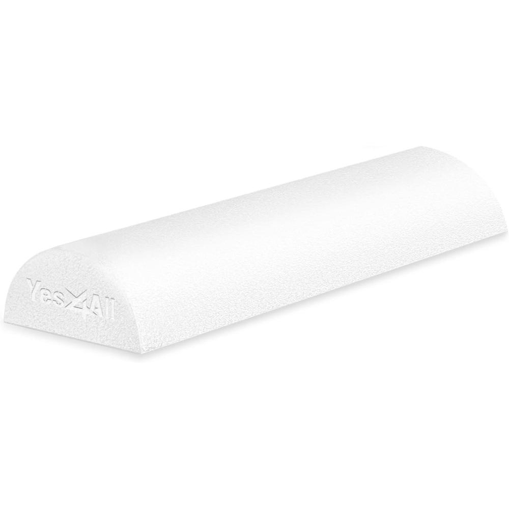 image:imageYes4All Medium Firm Half Foam Rollers for PostWorkout Relaxation 12182436 inch PE Foam Roll for Back Massage amp Yoga ExercisePremium White