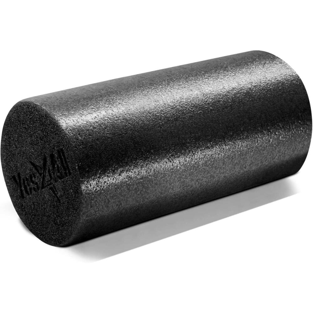 image:imageYes4All Medium Firm Round PE Foam Roller 12 18 24 36 Inches for Pilates Yoga Stretching Balance amp Core ExercisesBlack