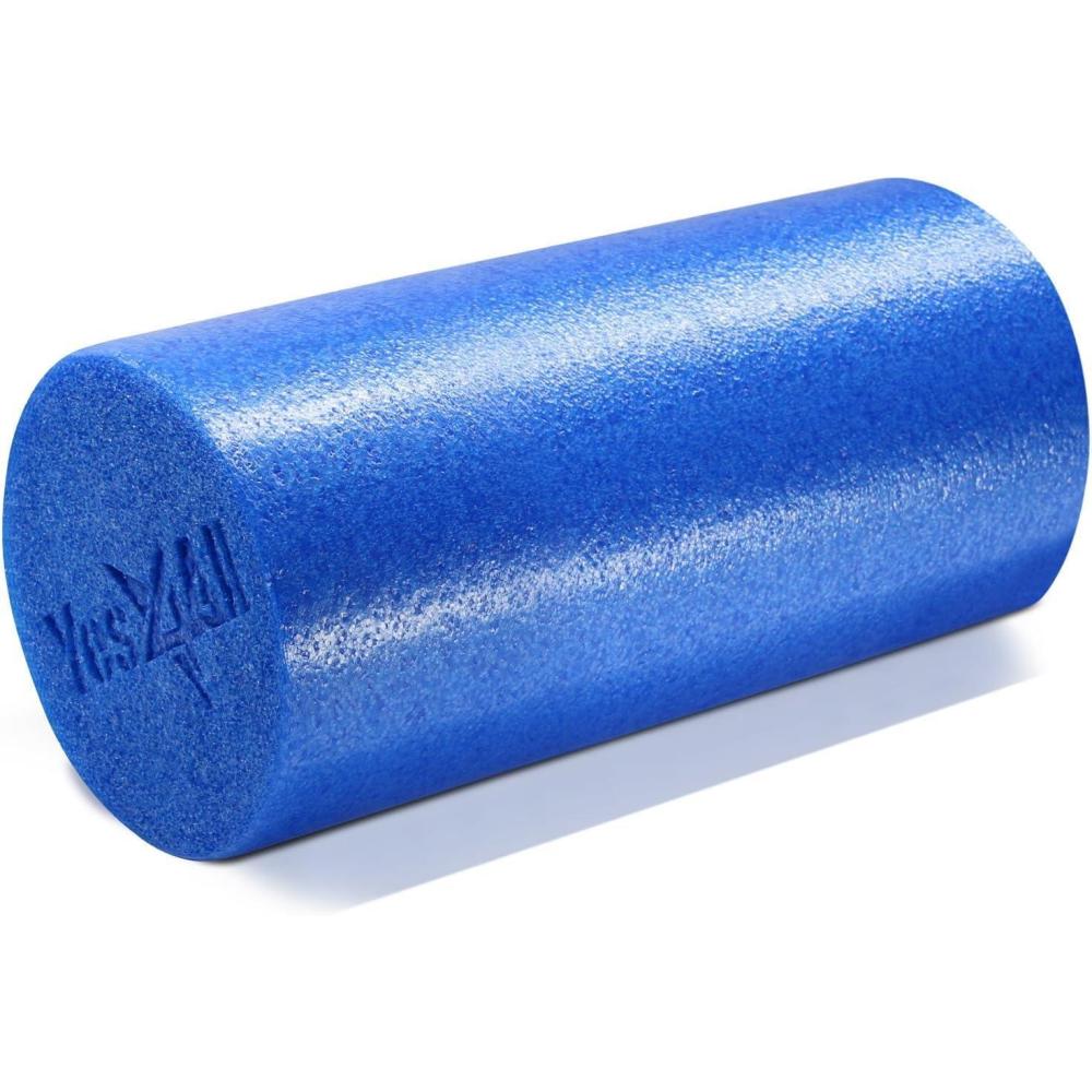 image:imageYes4All Medium Firm Round PE Foam Roller 12 18 24 36 Inches for Pilates Yoga Stretching Balance amp Core ExercisesBlue