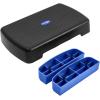 Yes4All 18.9″ Aerobic Exercise Step Platform with 2 Risers, Adjustable Height Workout Stepper 3″ 5.1″ for Home Gym(C. Blue/Black)