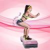 Yes4All 18.9″ Aerobic Exercise Step Platform with 2 Risers, Adjustable Height Workout Stepper 3″ 5.1″ for Home Gym(F. Pink Grey)