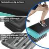 Yes4All 18.9″ Aerobic Exercise Step Platform with 2 Risers, Adjustable Height Workout Stepper 3″ 5.1″ for Home Gym(H. /Black)