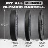 Yes4All 2″ Bumper Plate, 10-190 LB Olympic Rubber Weight Plate with Steel Hub for WeightLifting, Strength Training, Home Gym, Less Impact, Absorb Bounce & Shock, Multiple Options(160LB)