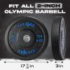 Yes4All 2″ Bumper Plate, 10-190 LB Olympic Rubber Weight Plate with Steel Hub for WeightLifting, Strength Training, Home Gym, Less Impact, Absorb Bounce & Shock, Multiple Options(45LB)