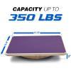 Yes4All Balance Board Sports Trainer, Surf Trainer Board With Adjustable Stoppers, Improve Core Strength and Balance Control(C. Purple)