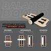 Yes4All Balance Board Sports Trainer, Surf Trainer Board With Adjustable Stoppers, Improve Core Strength and Balance Control(I. 3in1 Balance Board Training System)