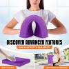 Yes4All Balance Pad, Nonslip TPE Foam Balance Pad with Upgraded Sizes – L, XL, XXL Balance Mat for Fitness, Yoga & Stability Training – Multicolor Options(J.Purple – XL – (19″ x 15″ x 2 25″))