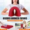 Yes4All Balance Pad, Nonslip TPE Foam Balance Pad with Upgraded Sizes – L, XL, XXL Balance Mat for Fitness, Yoga & Stability Training – Multicolor Options(E.Red – L – (15 5″ x 13″ x 2″))