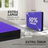 Yes4All Balance Pad, Nonslip TPE Foam Balance Pad with Upgraded Sizes – L, XL, XXL Balance Mat for Fitness, Yoga & Stability Training – Multicolor Options(M.Purple – XXL + Ultra Thick -20″ x 16″ x 3″)
