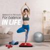 Yes4All Balance Pad, Nonslip TPE Foam Balance Pad with Upgraded Sizes – L, XL, XXL Balance Mat for Fitness, Yoga & Stability Training – Multicolor Options(L.Red – XXL + Ultra Thick – (20″ x 16″ x 3″))