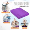 Yes4All Balance Pad, Nonslip TPE Foam Balance Pad with Upgraded Sizes – L, XL, XXL Balance Mat for Fitness, Yoga & Stability Training – Multicolor Options(J.Purple – XL – (19″ x 15″ x 2 25″))