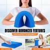 Yes4All Balance Pad, Nonslip TPE Foam Balance Pad with Upgraded Sizes – L, XL, XXL Balance Mat for Fitness, Yoga & Stability Training – Multicolor Options(I.Blue – XL – (19″ x 15″ x 2 25″))