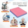 Yes4All Balance Pad, Nonslip TPE Foam Balance Pad with Upgraded Sizes – L, XL, XXL Balance Mat for Fitness, Yoga & Stability Training – Multicolor Options(I.Rose Quartz/Serenity – L Thick – 15 5″ x 13 5″ x 2 4″)