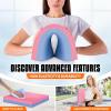 Yes4All Balance Pad, Nonslip TPE Foam Balance Pad with Upgraded Sizes – L, XL, XXL Balance Mat for Fitness, Yoga & Stability Training – Multicolor Options(I.Rose Quartz/Serenity – L Thick – 15 5″ x 13 5″ x 2 4″)