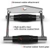 Yes4All Cable Machine Attachment, Double D Handle & Tricep Rope Cable Attachment, Weight Machine Accessories Load 880 LB for Home Gym(B. Double Row Rubber)