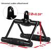 Yes4All Cable Machine Attachment, Double D Handle & Tricep Rope Cable Attachment, Weight Machine Accessories Load 880 LB for Home Gym(E. Double D Handle Black)