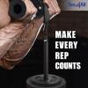 Yes4All Cable Machine Attachment, Row Handles, Tricep Rope, Straight Bar, V Bar, LAT Pulldown Accessories Load 880 LB for Home Gym(A. (Black) Loading Pin: For Both Olympic and Standard Plates)