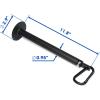Yes4All Cable Machine Attachment, Row Handles, Tricep Rope, Straight Bar, V Bar, LAT Pulldown Accessories Load 880 LB for Home Gym(A. (Black) Loading Pin: For Both Olympic and Standard Plates)