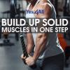 Yes4All Cable Machine Attachment, Row Handles, Tricep Rope, Straight Bar, V Bar, LAT Pulldown Accessories Load 880 LB for Home Gym(F. Tricep Rope + V Bar)