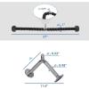 Yes4All Cable Machine Attachment, Row Handles, Tricep Rope, Straight Bar, V Bar, LAT Pulldown Accessories Load 880 LB for Home Gym(F. Tricep Rope + V Bar)