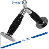 Yes4All Cable Machine Attachment, Row Handles, Tricep Rope, Straight Bar, V Bar, LAT Pulldown Accessories Load 880 LB for Home Gym(F. V Bar – Rubber)