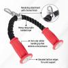 Yes4All Deluxe Tricep Rope Cable Attachment, 27 & 36 inch with 4 Colors, Exercise Machine Attachments Pulley System Gym Pull Down Rope with Carabiner(I. Tricep Rope Ergonomic)