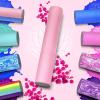 Yes4All EVA Firm Foam Roller for Back – Round Back Roller for Exercise, Yoga & Pilates 12/18/24/36 inch(B. Pink)