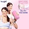 Yes4All EVA Firm Foam Roller for Back – Round Back Roller for Exercise, Yoga & Pilates 12/18/24/36 inch(B. Pink)