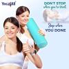 Yes4All EVA Firm Foam Roller for Back – Round Back Roller for Exercise, Yoga & Pilates 12/18/24/36 inch(D. Teal)