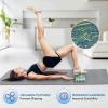 Yes4All EVA Firm Foam Roller for Stretching, Half Yoga Back Roller for Muscle Massage for Pilates, Yoga, Balance & Core Exercises – 12/36 inches(12-inch – Blue & Green)