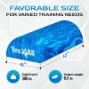 Yes4All EVA Firm Foam Roller for Stretching, Half Yoga Back Roller for Muscle Massage for Pilates, Yoga, Balance & Core Exercises – 12/36 inches(12-inch – Blue)