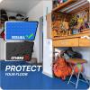 Yes4All EVA Interlocking Mats, Puzzle Floor Tiles, Foam Floor Padding with Border for Furniture, Home Space, Living Room, Garage 11,15,32,99 SQFT(Blue)