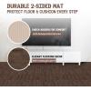 Yes4All EVA Interlocking Mats, Puzzle Floor Tiles, Foam Floor Padding with Border for Furniture, Home Space, Living Room, Garage(G. 48 Square Feet (12 Tiles) – Dark Oak Wood)