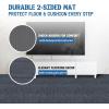 Yes4All EVA Interlocking Mats, Puzzle Floor Tiles, Foam Floor Padding with Border for Furniture, Home Space, Living Room, Garage(J. 48 Square Feet (12 Tiles) – Slate)